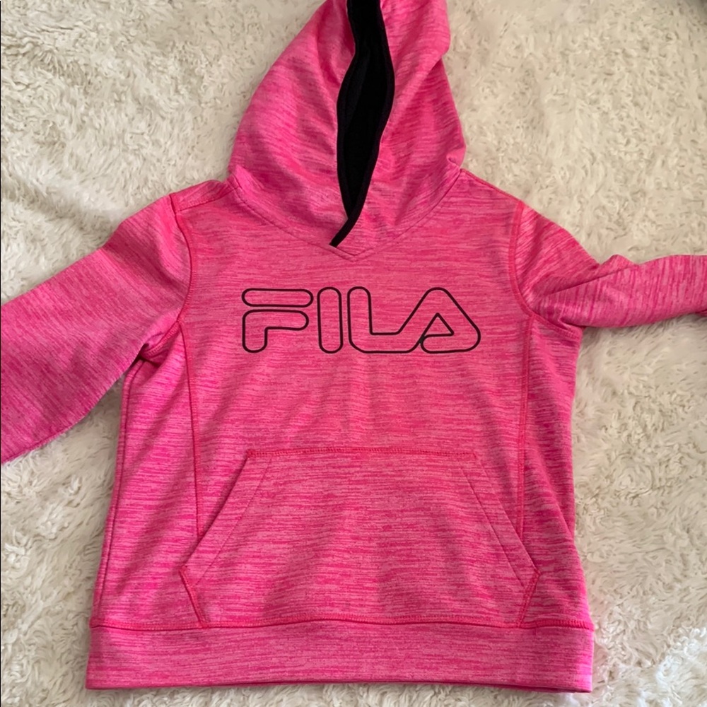 Fila Kids Pink Hoodie